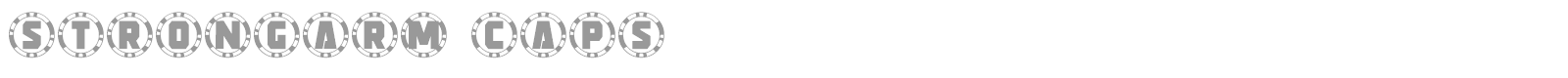 Strongarm Caps font preview